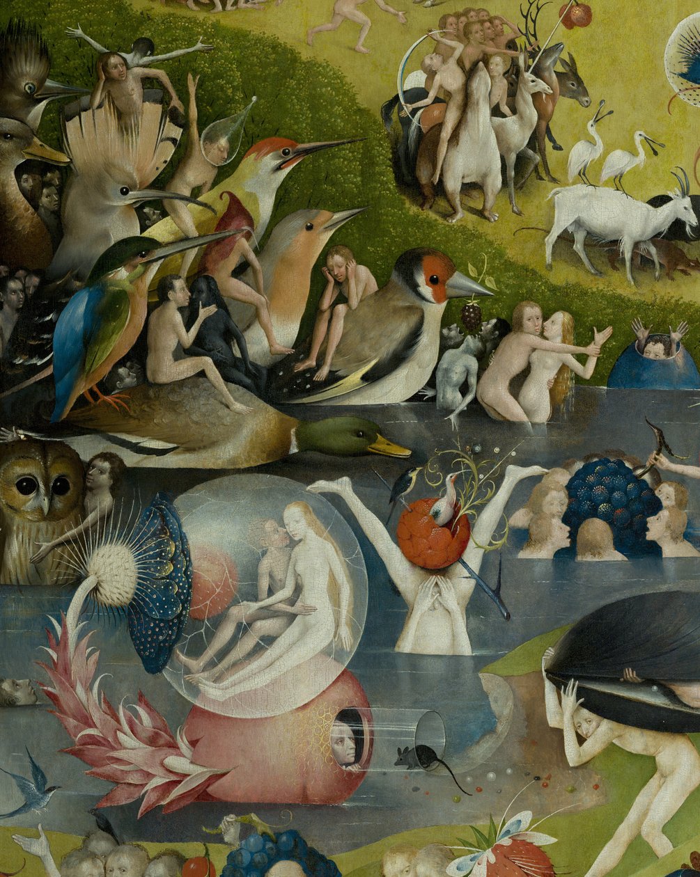 De jordiske glæders have, 1490-1500 af Hieronymus Bosch
