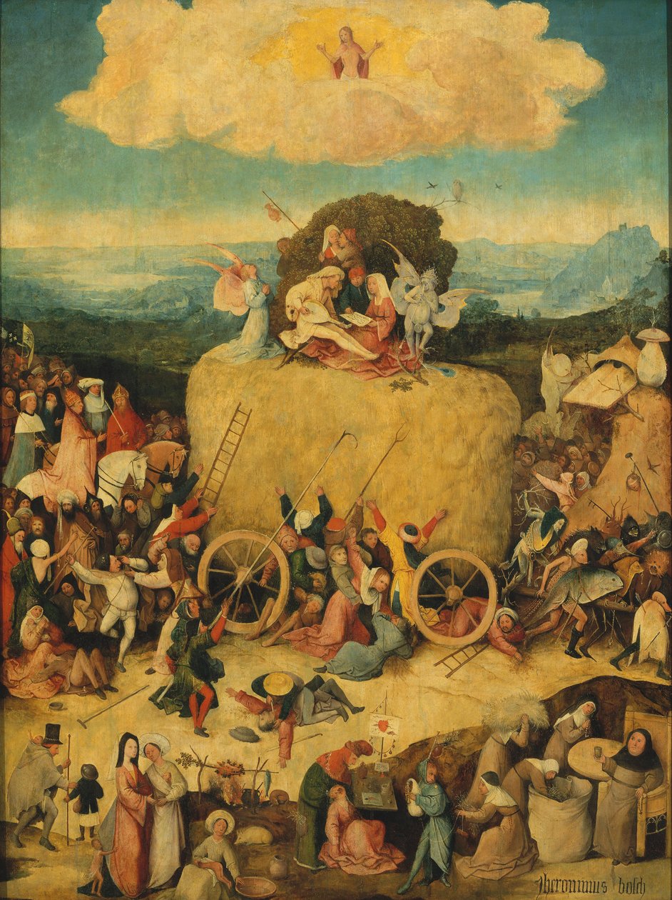 Haywain Triptych Central panel, ca. 1516 af Hieronymus Bosch