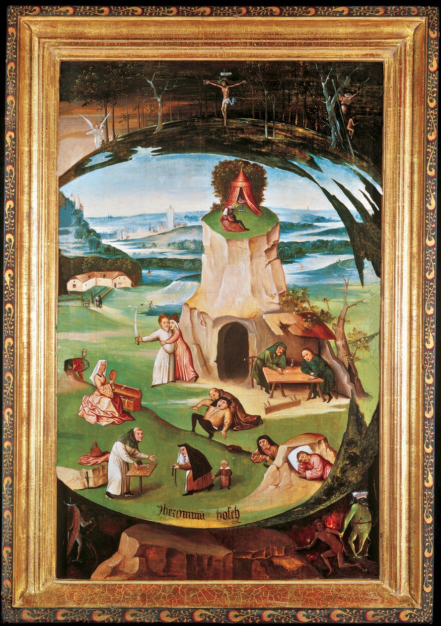 De syv dødssynder af Hieronymus Bosch