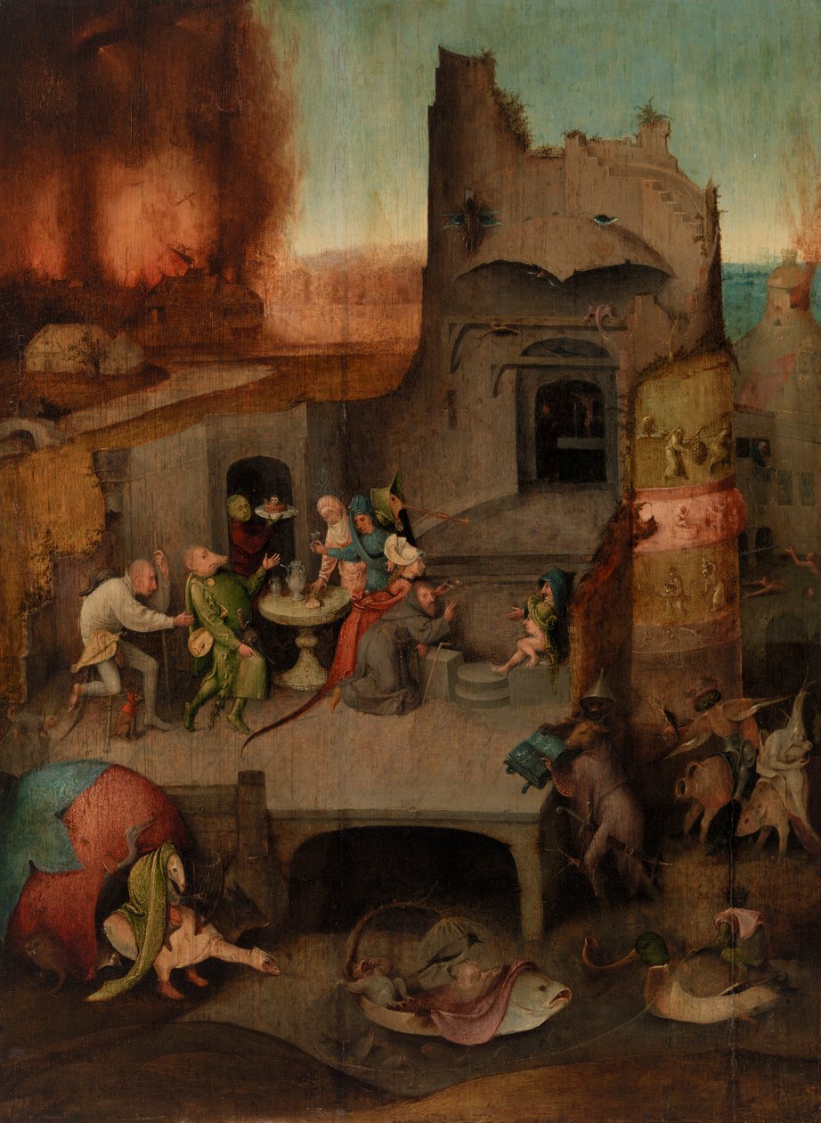 Sankt Anthonys fristelse af Hieronymus Bosch