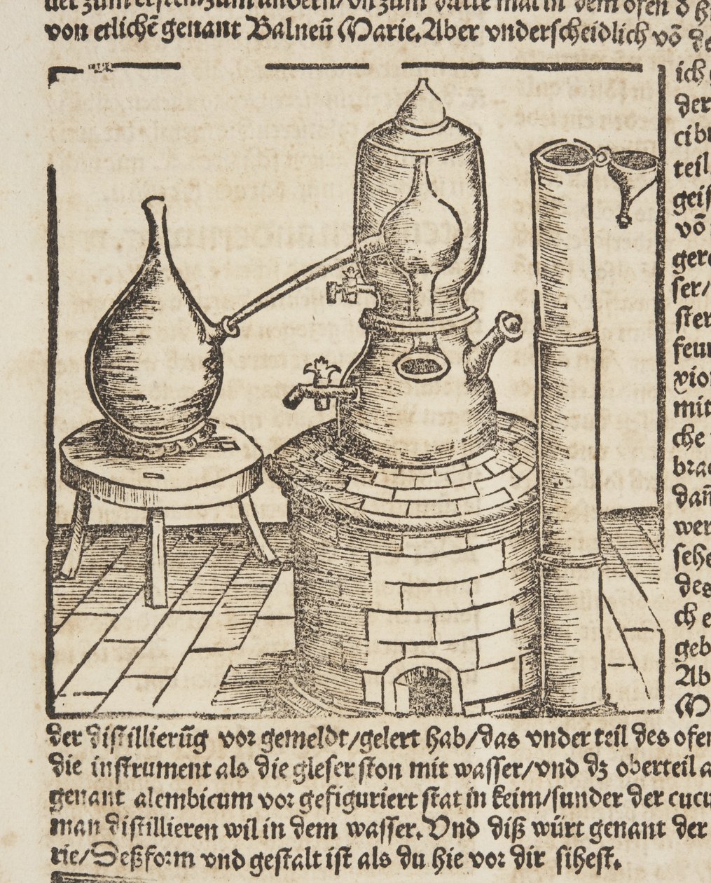 Bogen om destillation af Hieronymus Brunschwig