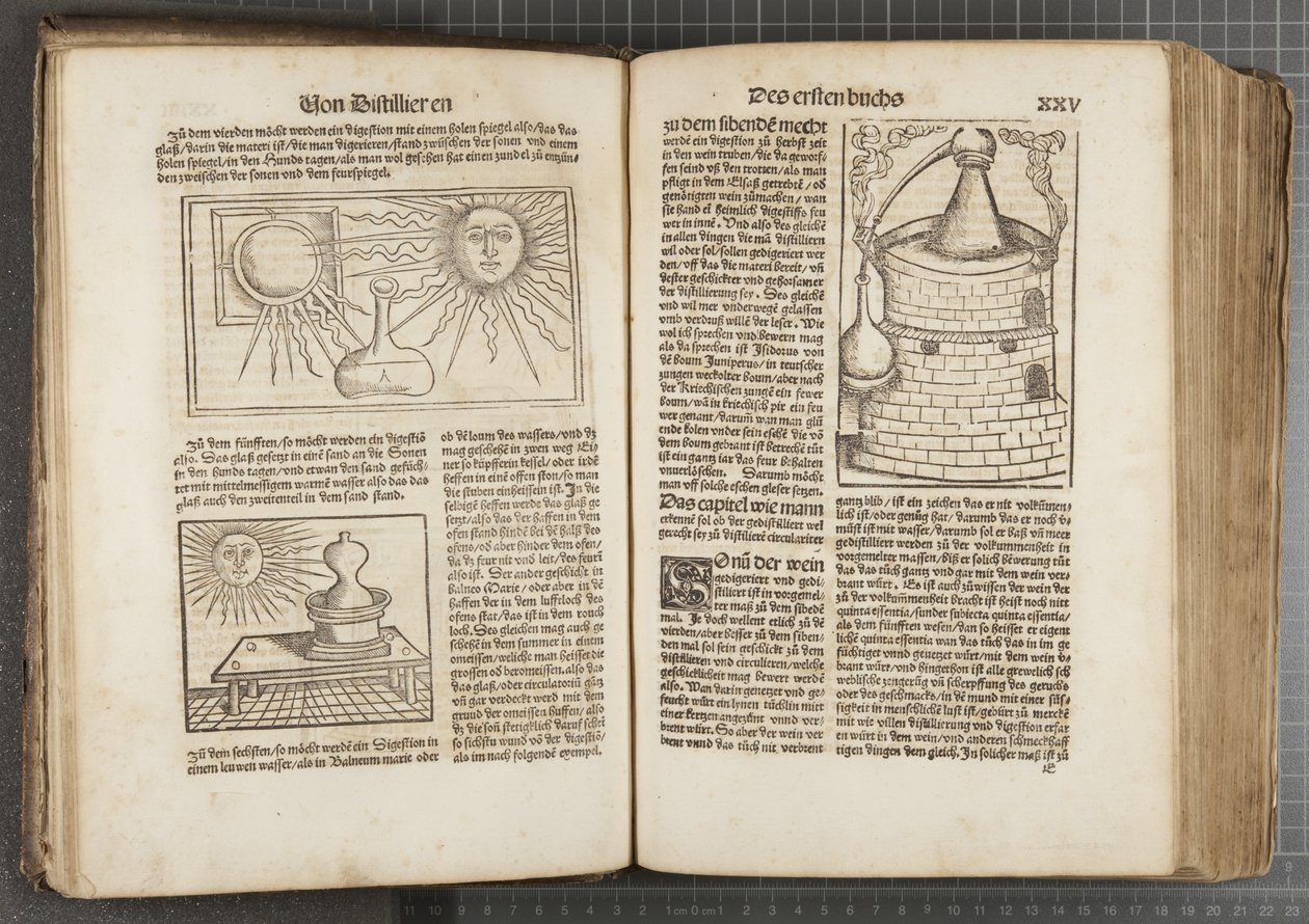 Bogen om destillation af Hieronymus Brunschwig