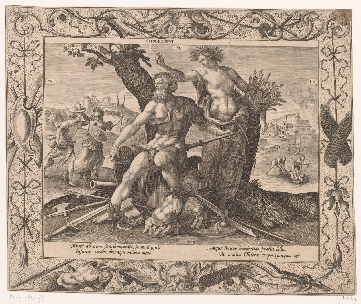 Kolerisk Fire temperamenter (serietitel) af Hieronymus Lederer
