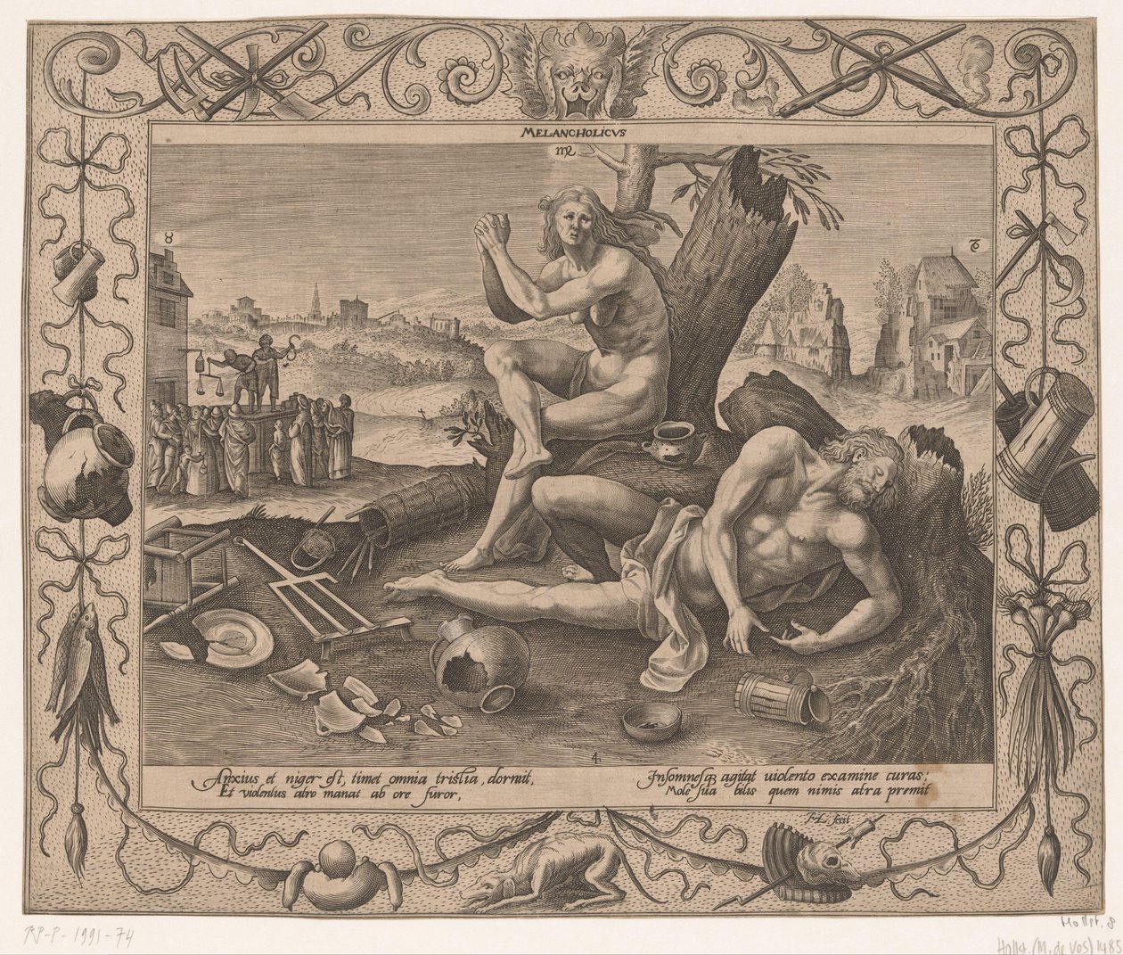 Melankoli Fire temperamenter (serietitel) af Hieronymus Lederer