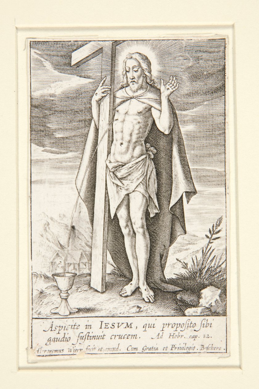 Kristus som frelser af Hieronymus Wierix