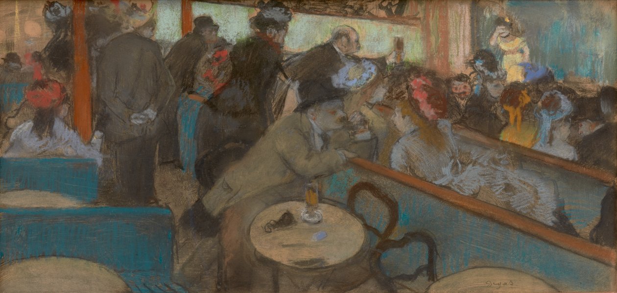 Café-koncert (The Spectators) af Hilaire Germain Edgar Degas