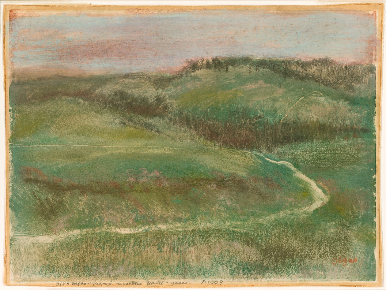 Landskab af Hilaire Germain Edgar Degas
