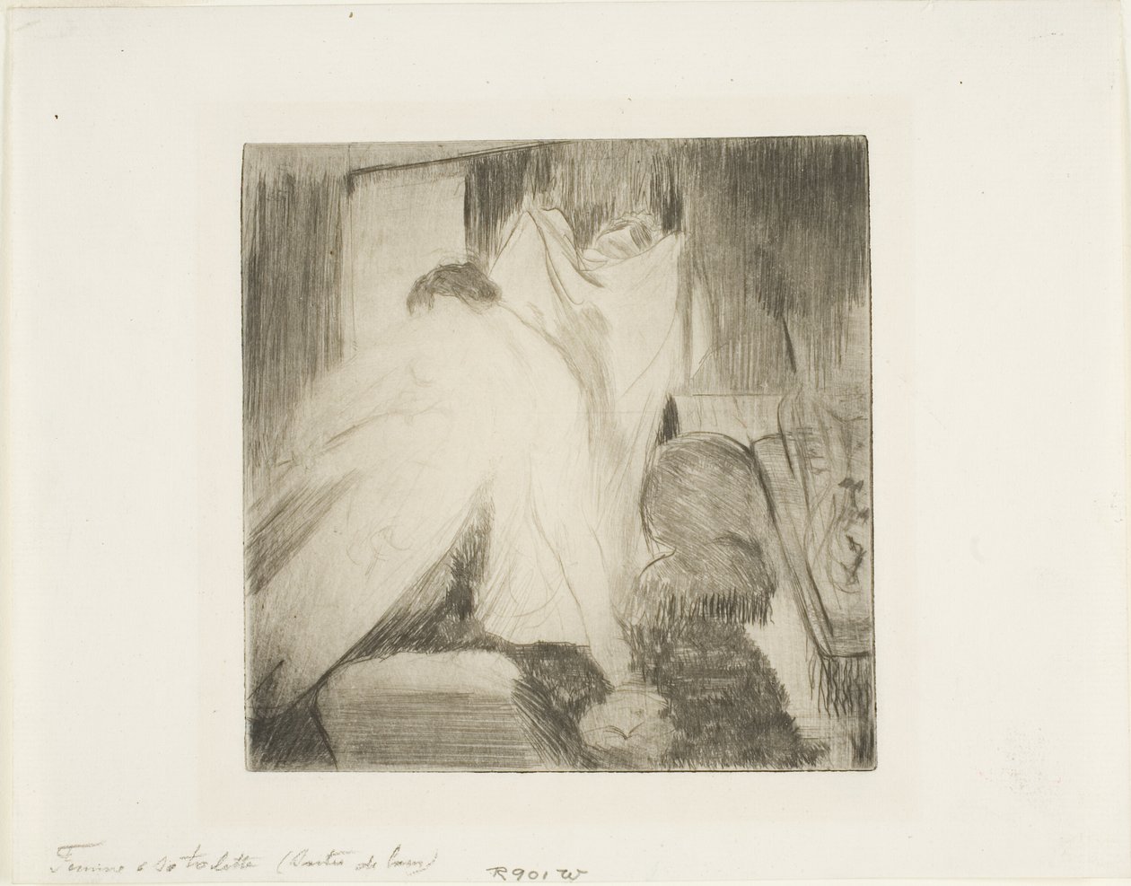 Forlader badet af Hilaire Germain Edgar Degas