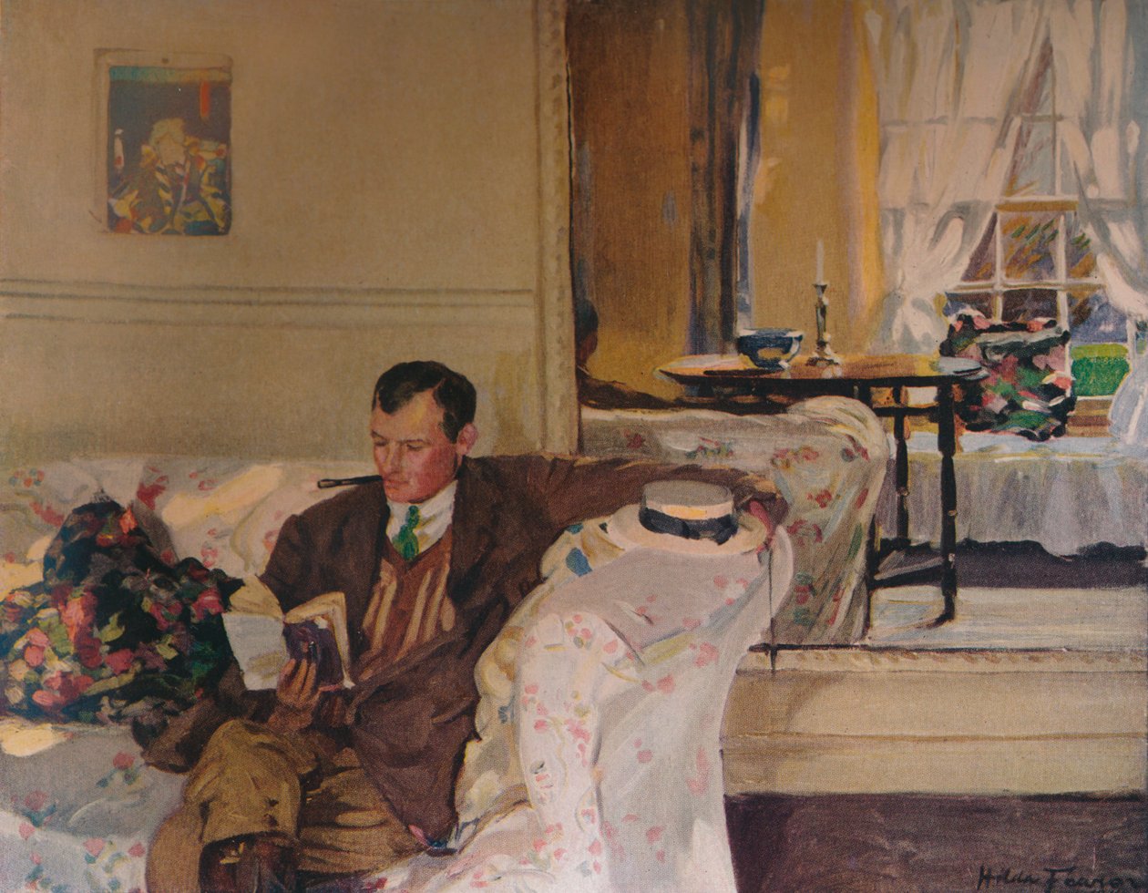 Portræt af Algernon Talmage, c1900 1914-1915 af Hilda Fearon