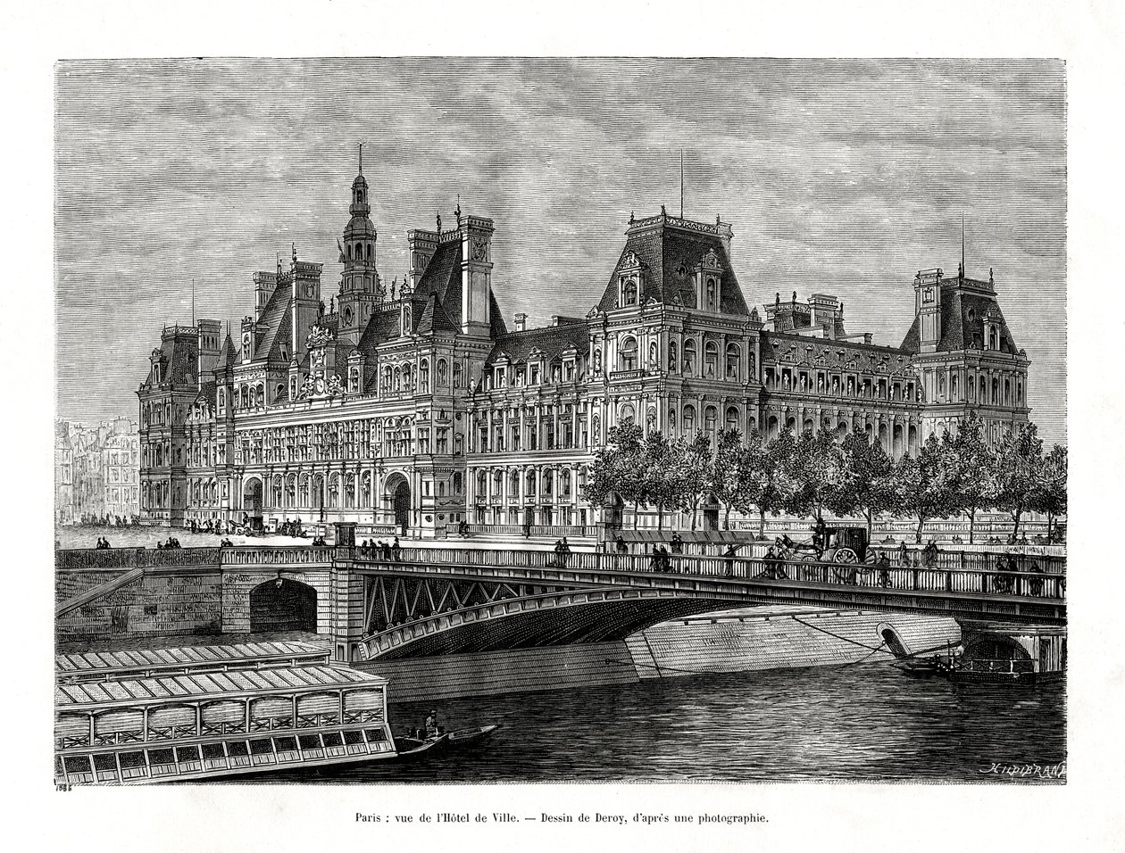 Rådhuset, Paris, Frankrig, 1886 af Hildibrand