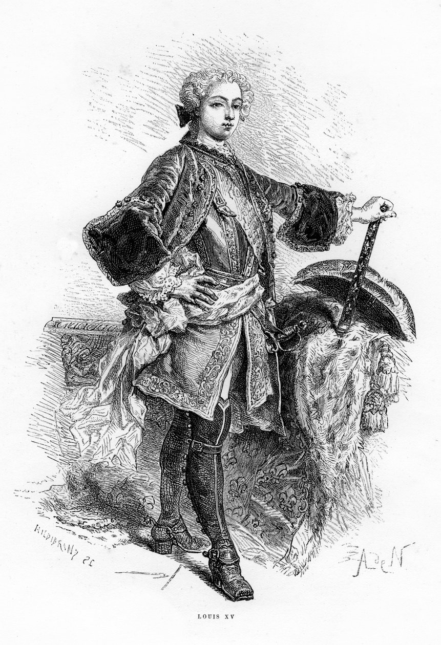Ludvig XV, konge af Frankrig. af Hildibrand