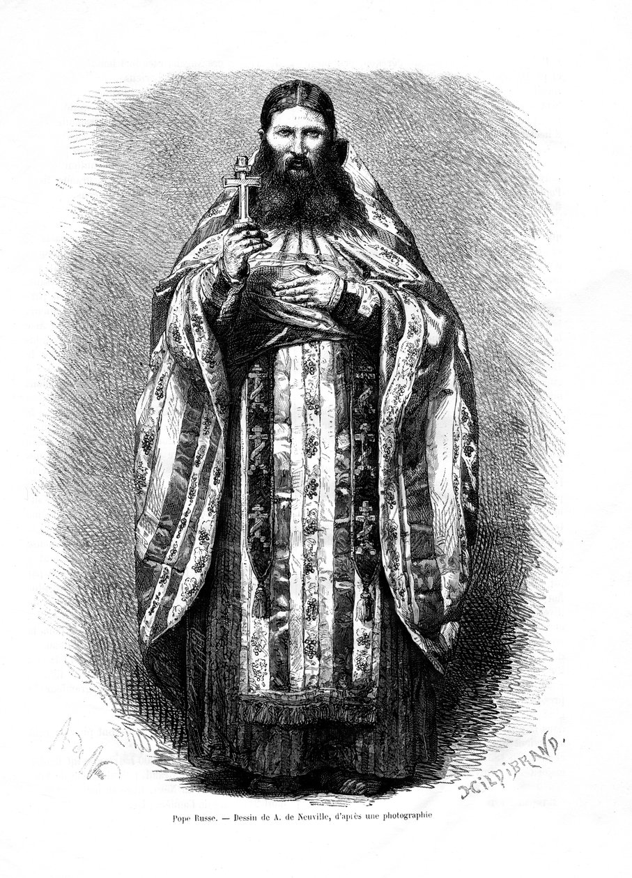 Russisk pave, 1886 af Hildibrand