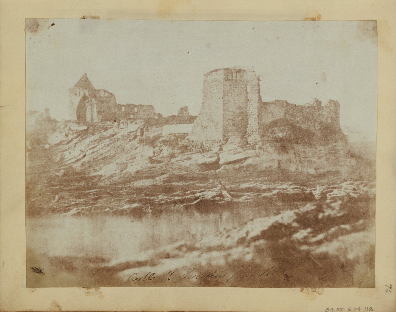 St. Andrews Castle fra nordvest af Hill and Adamson