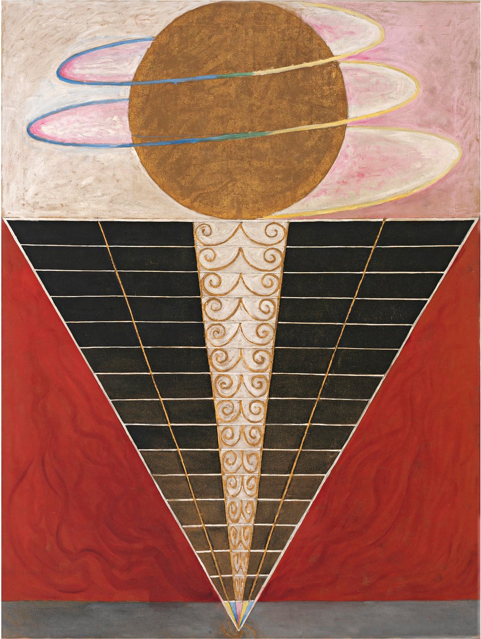 Gruppe X, nr. 2, Altertavle, 1915. af Hilma af Klint