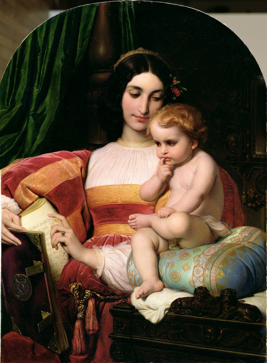 Pico della Mirandolas barndom (1463-94) 1842 af Hippolyte Delaroche