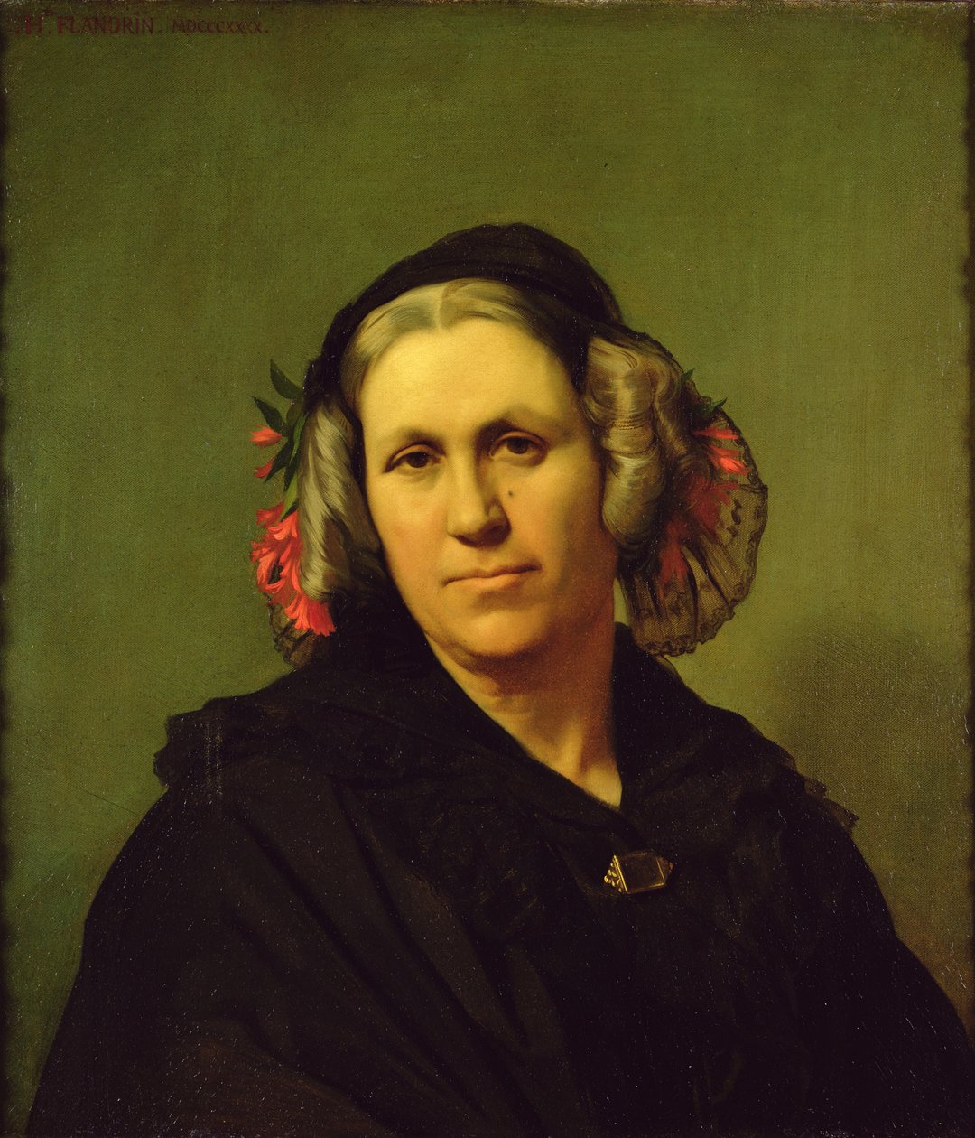 Madame Vinet, 1840 af Hippolyte Flandrin