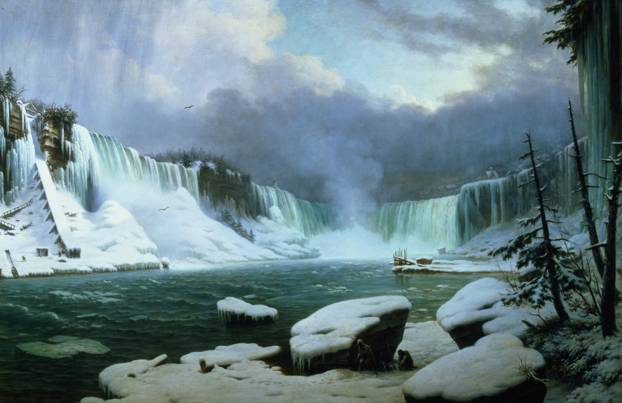 Niagara Falls af Hippolyte Victor Valentin Sebron