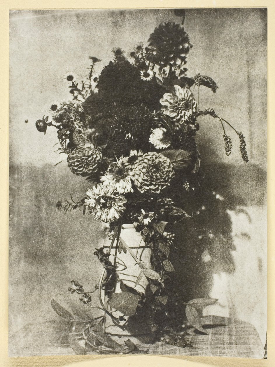 Buket blomster af Hippolyte Bayard
