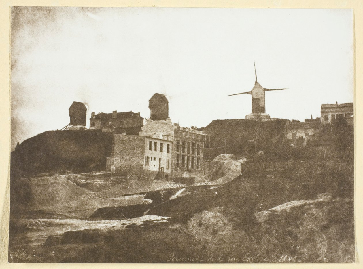 Moulins de Montmartre af Hippolyte Bayard