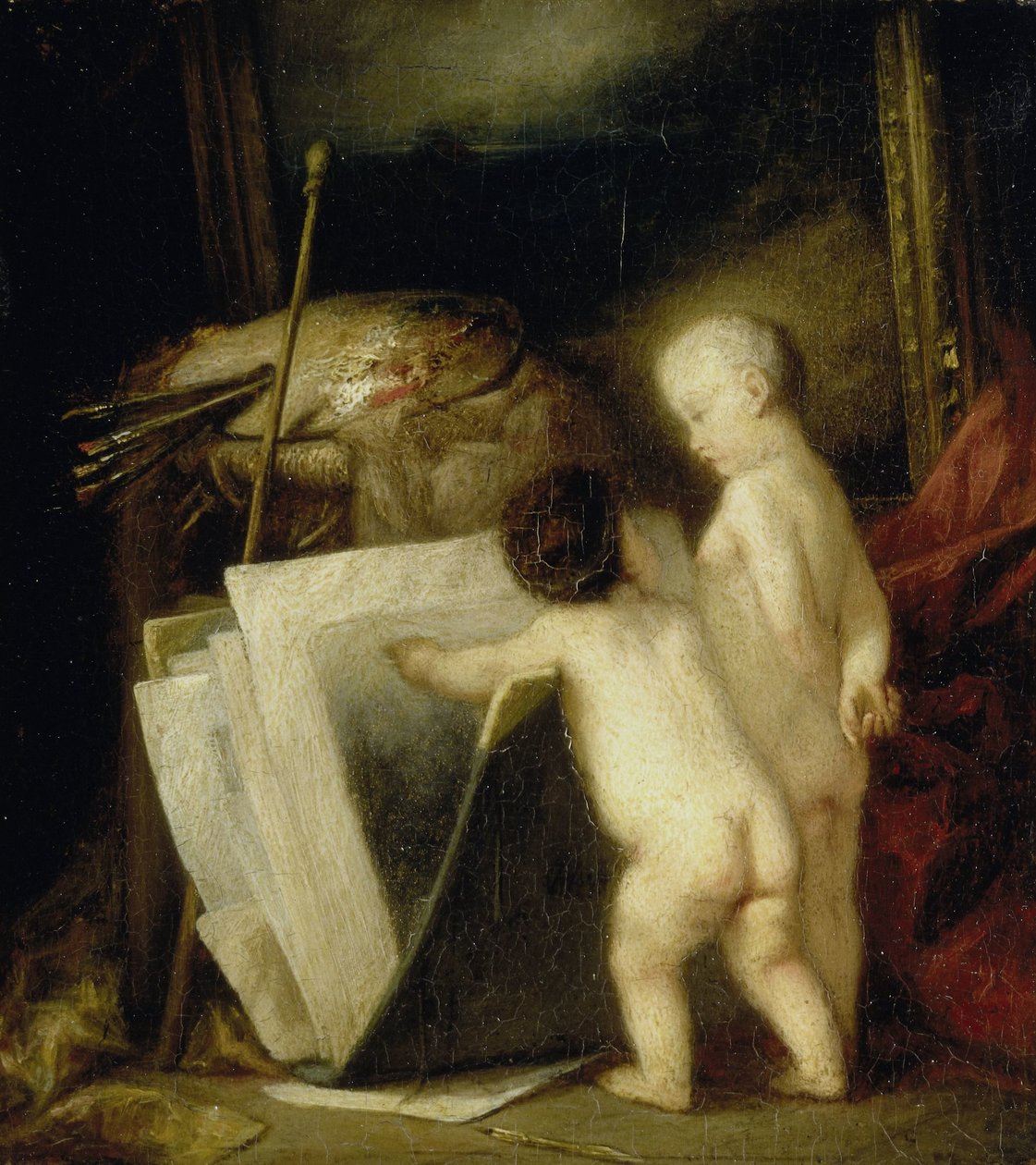 De små kunstelskere af Hippolyte Michaud