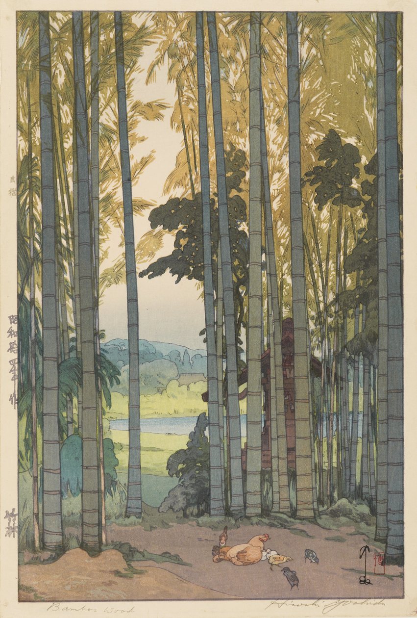 Bambus træ af Hiroshi Yoshida