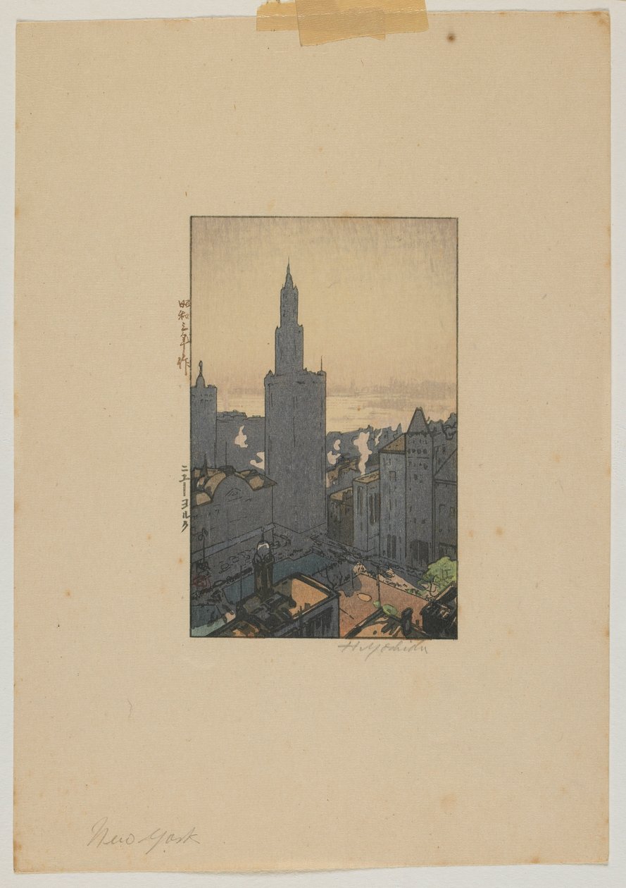 New York, Showa-æraen af Hiroshi Yoshida
