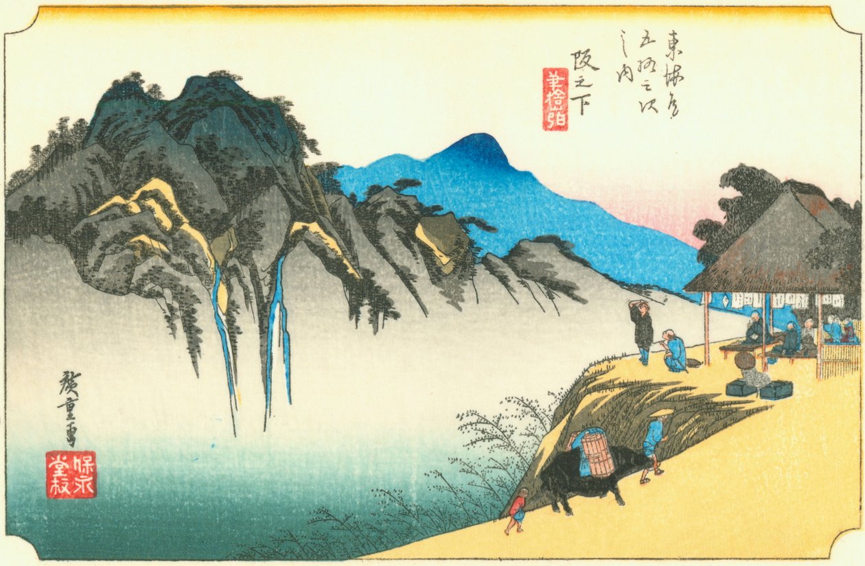 Under skråningen af Hiroshige