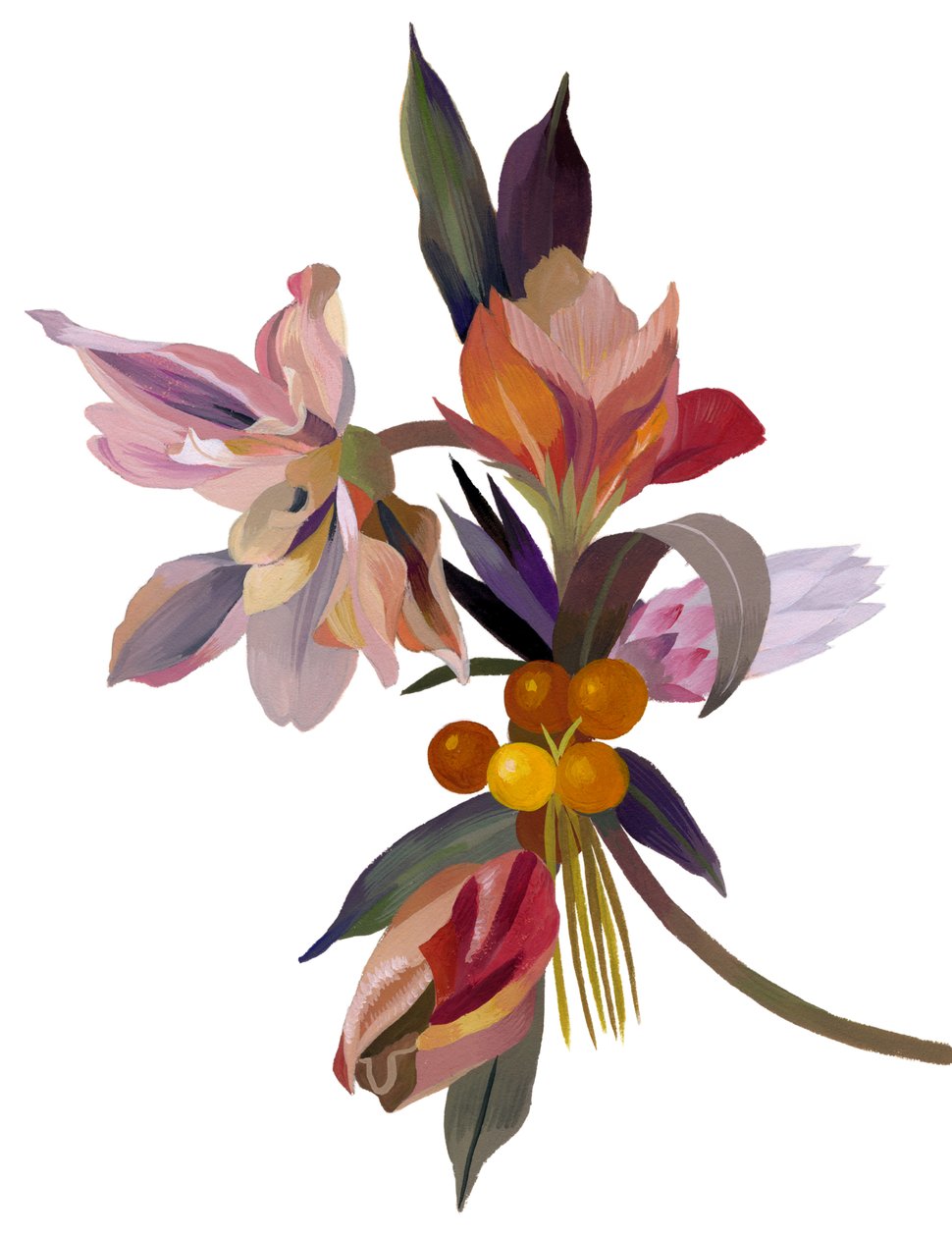 En imaginær blomst baseret på en tulipan. af Hiroyuki Izutsu