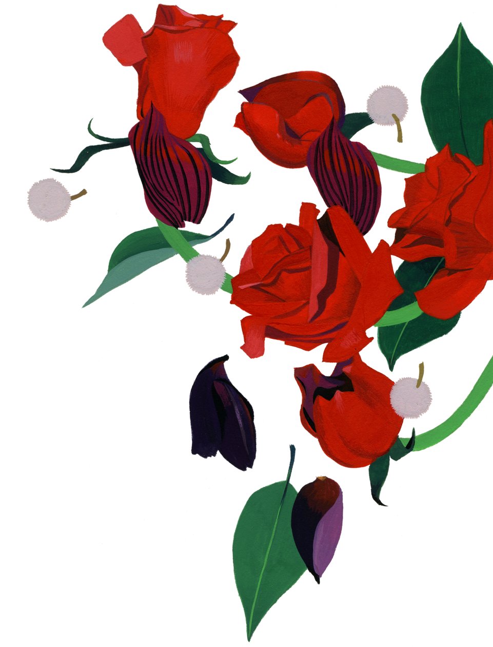 rød rose af Hiroyuki Izutsu