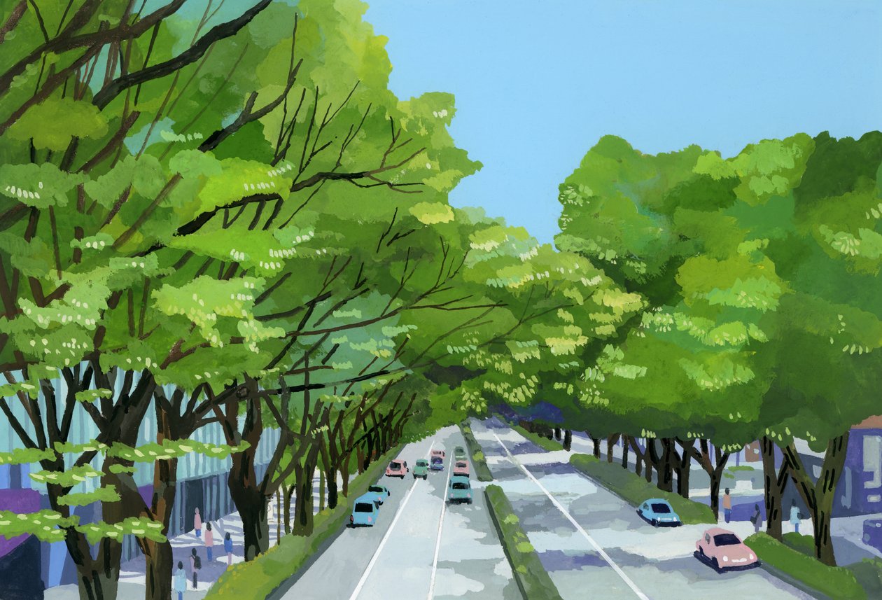 tokyo, bordsand, harajuku af Hiroyuki Izutsu