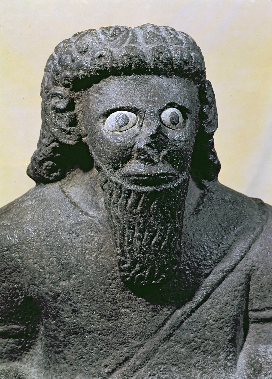 Kong Hadad, fra paladset i Tell-Halaf, Syrien af Hittite