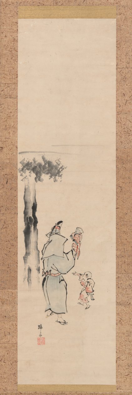 Dukkefører, 1800-tallet. af Hokuba