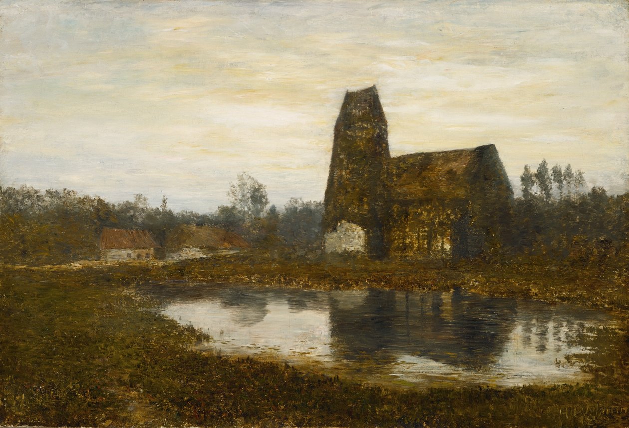 Criqueboeuf Kirke, Normandiet, 1893 af Homer Dodge Martin