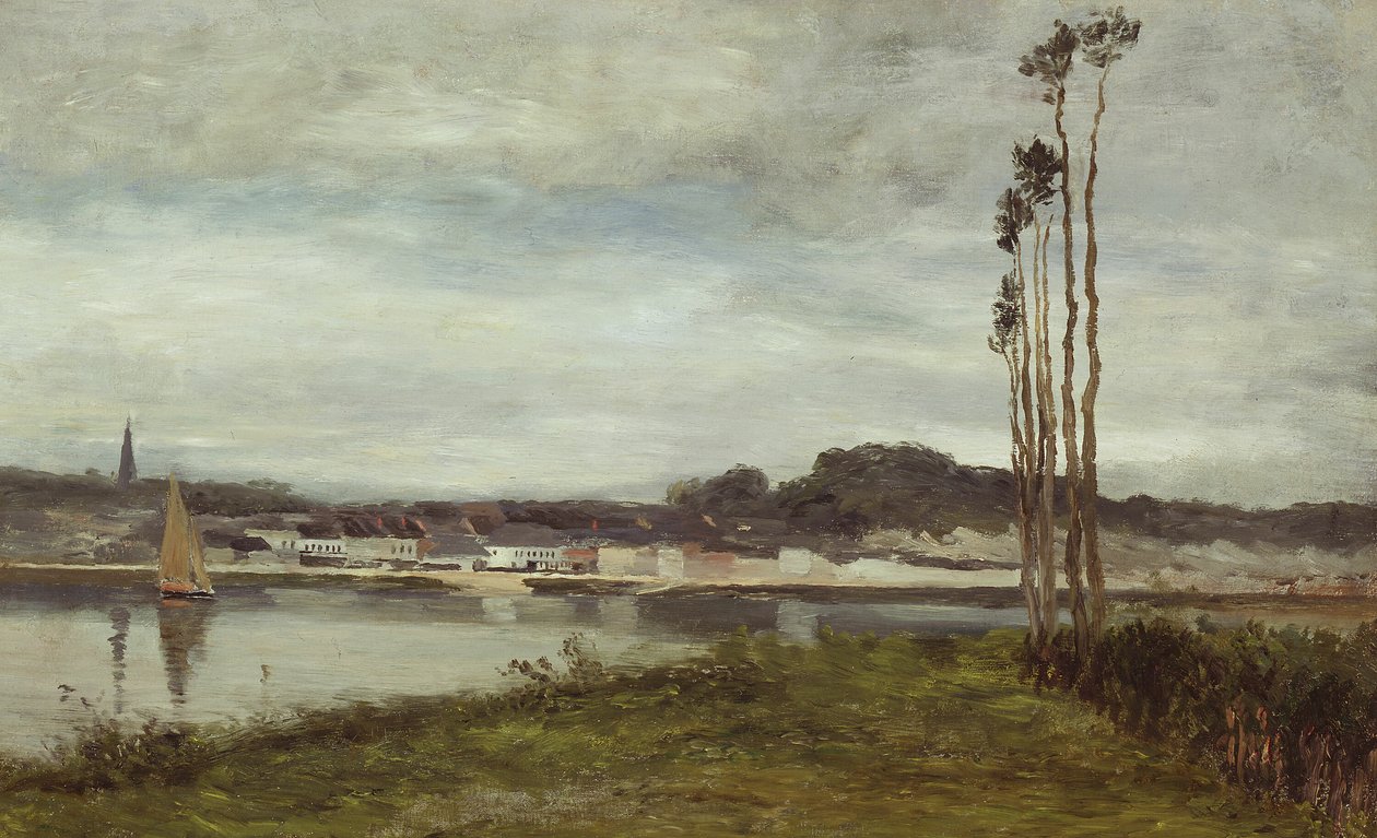 På Seinen, ca. 1895. af Homer Dodge Martin