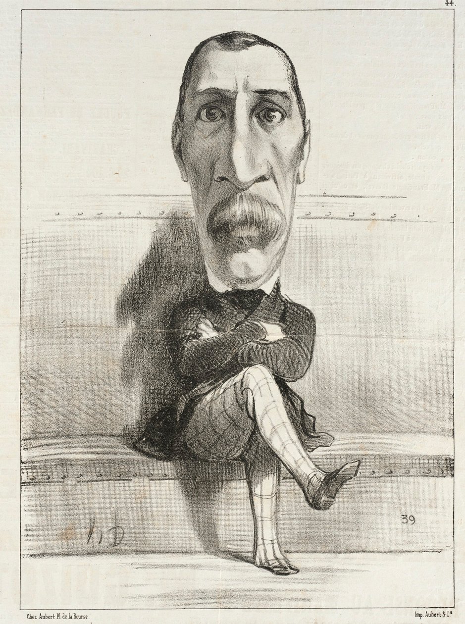 Buvignier af Honoré Daumier