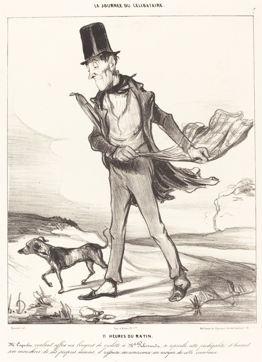 11:00 af Honoré Daumier