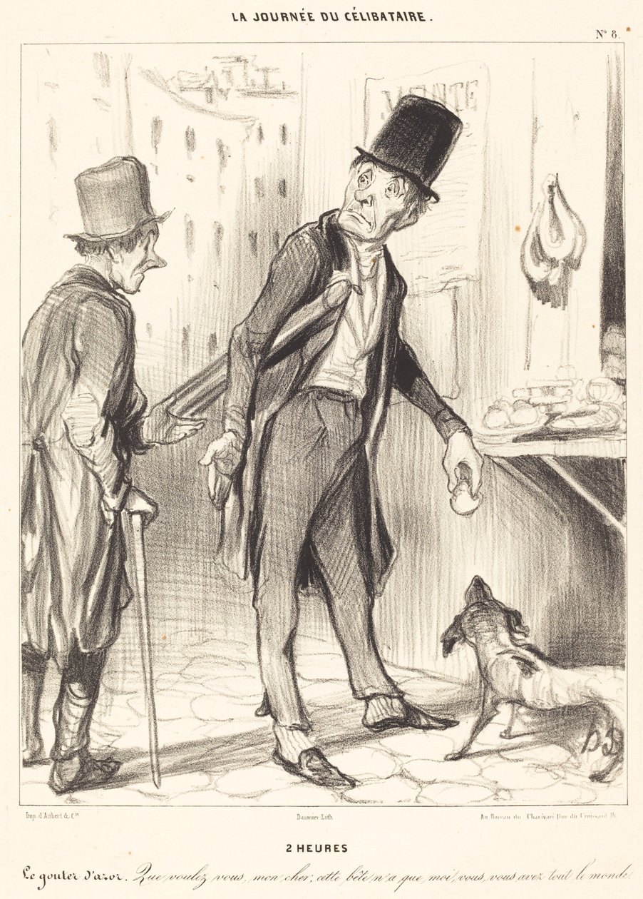2 timer af Honoré Daumier