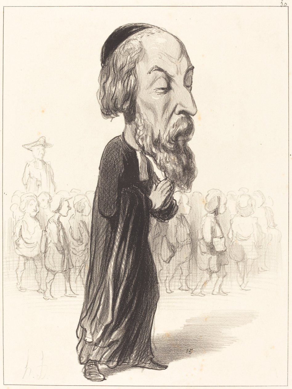 A. Fred. Pierre Comte de Falloux af Honoré Daumier