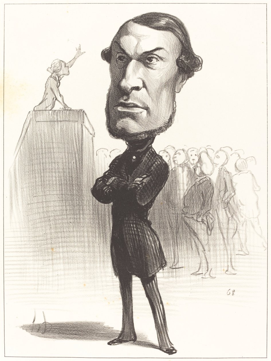 Achille Fuld af Honoré Daumier