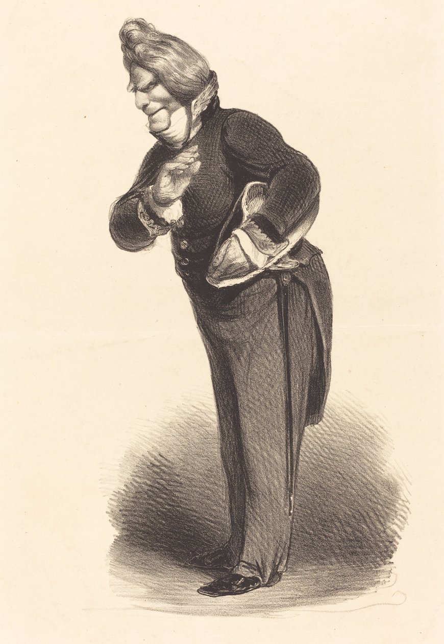 Admiral Verhuel af Honoré Daumier