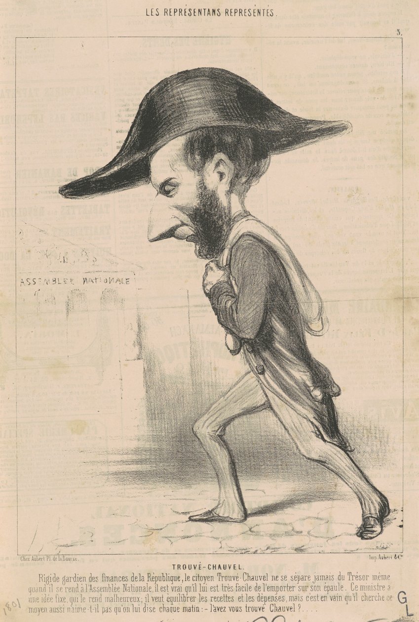 Ariste fandt Chauvel af Honoré Daumier