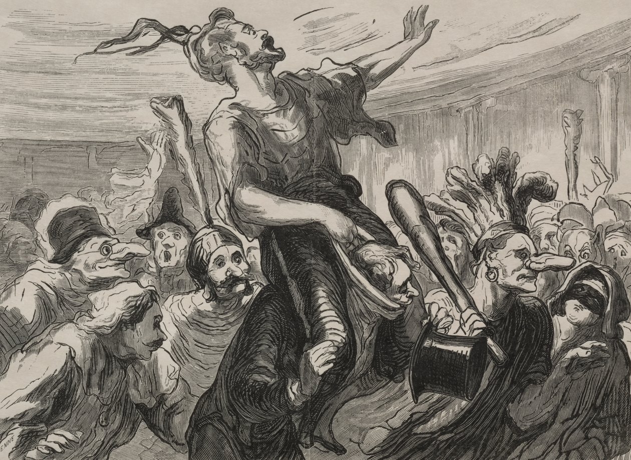 Opera Ball: længe leve flammerne af Honoré Daumier