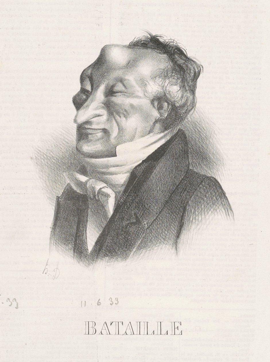 Battle (Alex. Simon Pataille) af Honoré Daumier