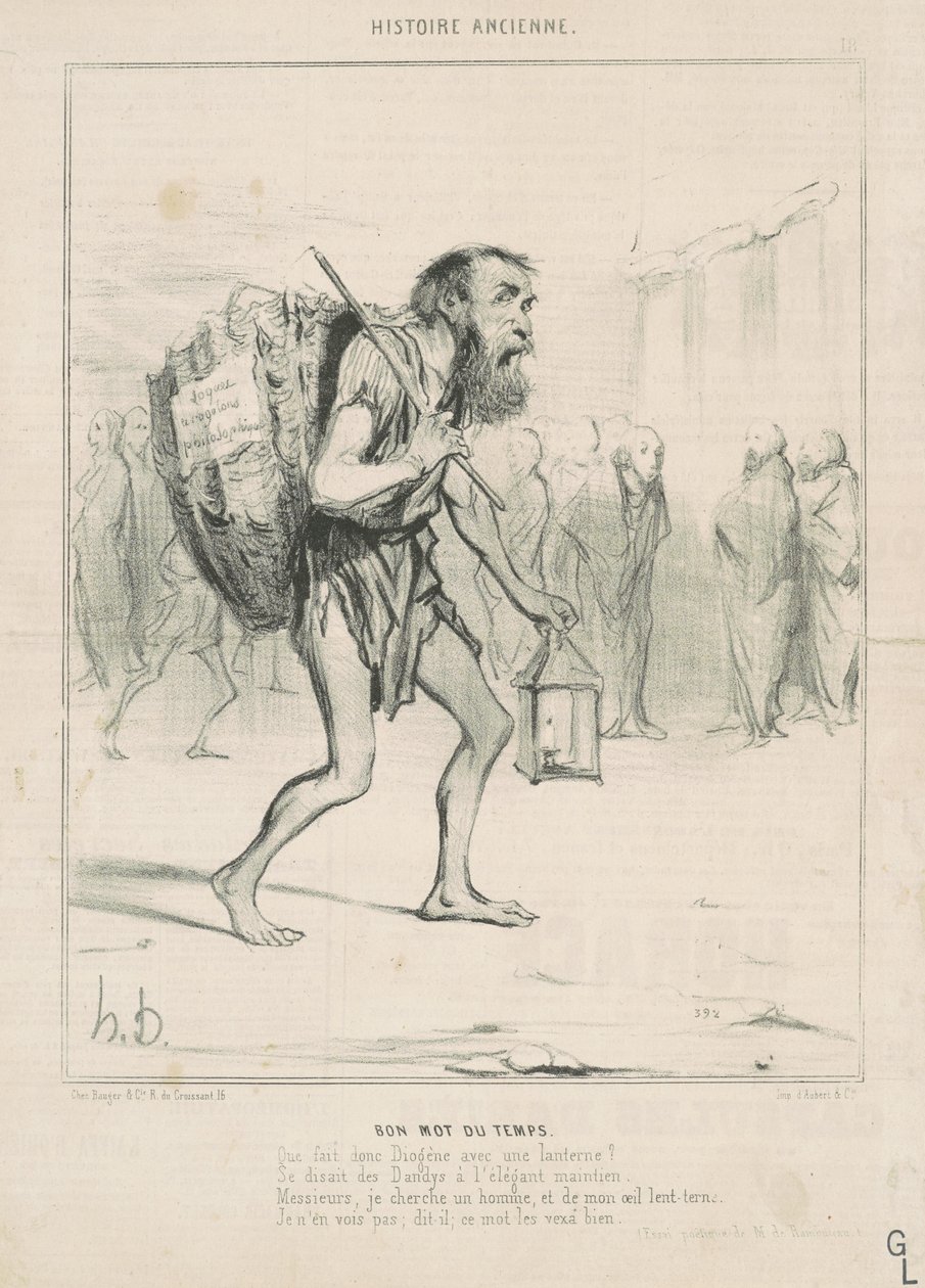 tidens gode ord af Honoré Daumier