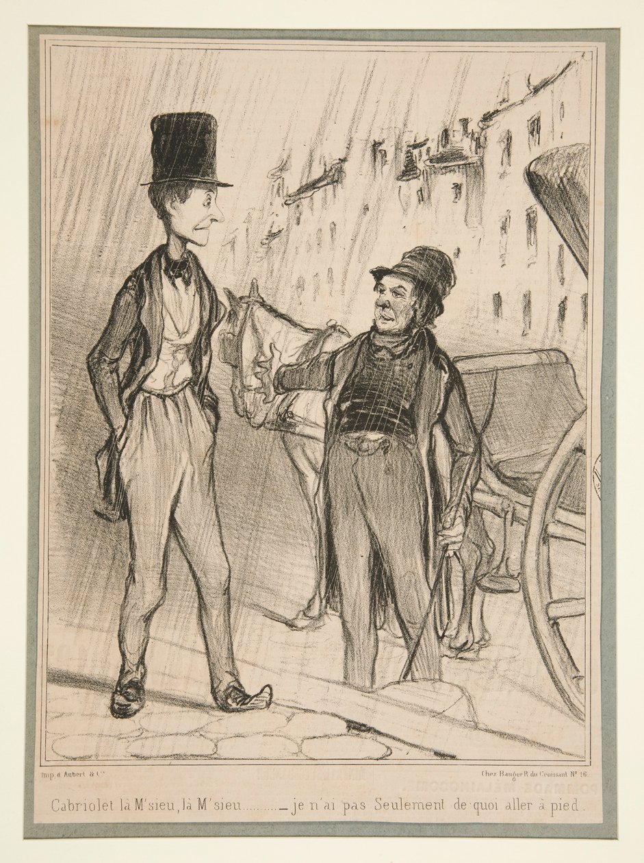 Cabriolet M af Honoré Daumier