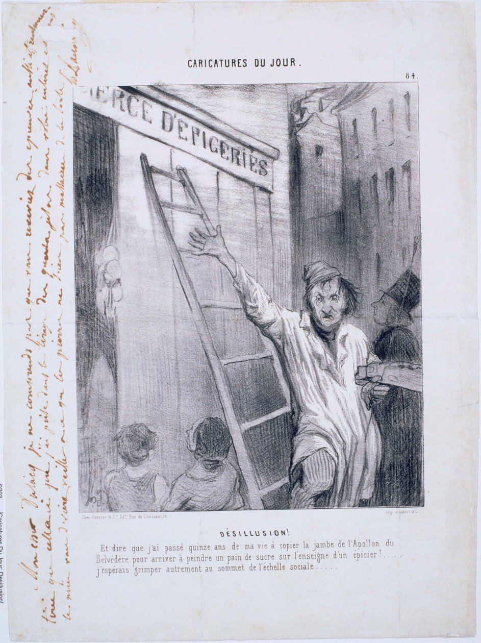 Dagens karikaturer- Desillusion! af Honoré Daumier