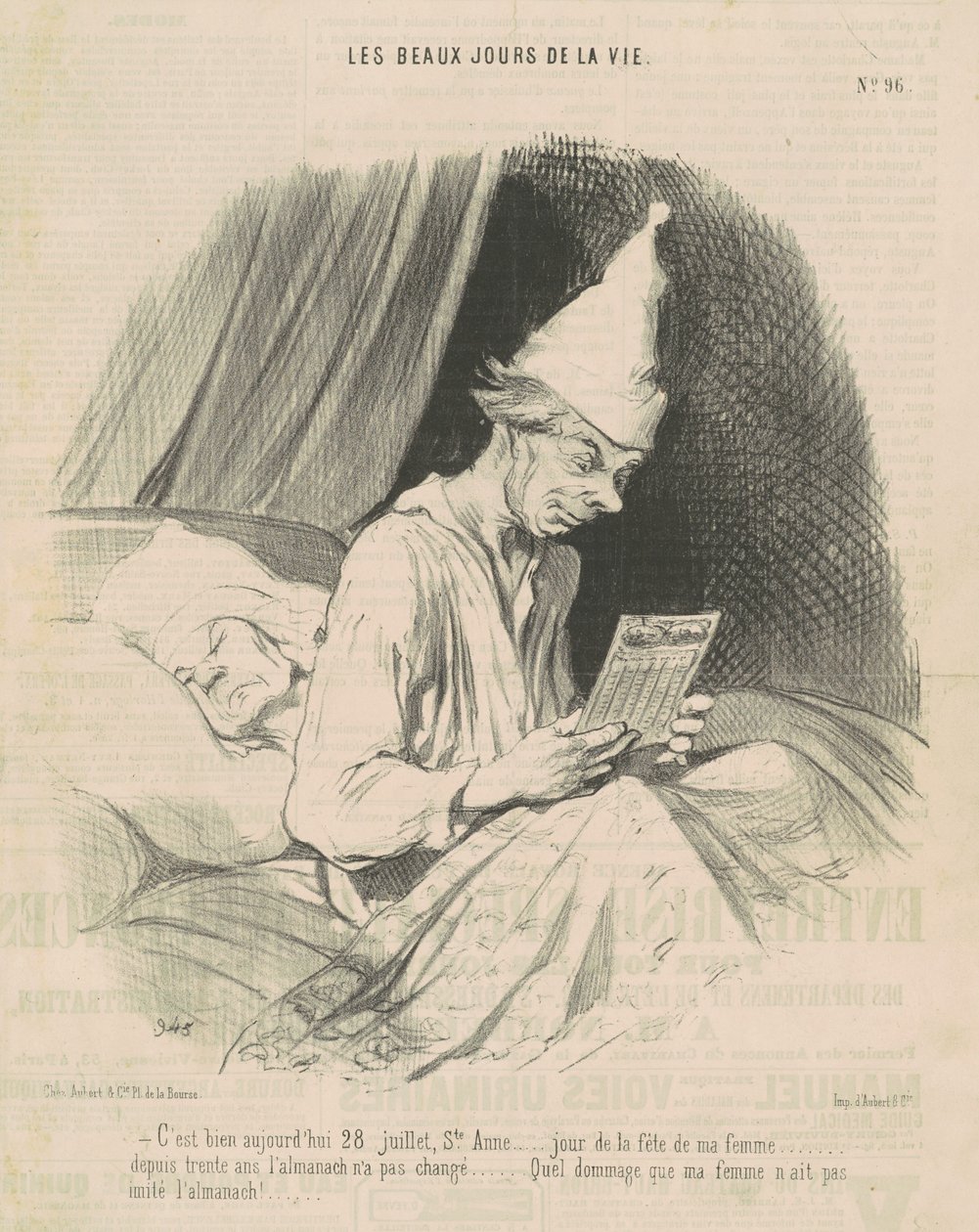 Det er godt i dag den 28. juli... af Honoré Daumier