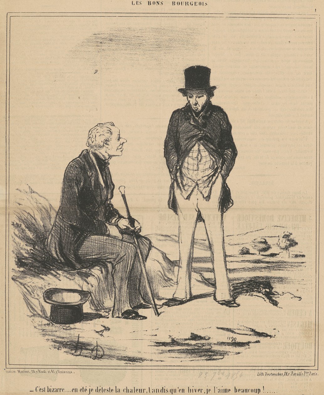 Det er mærkeligt... været af Honoré Daumier