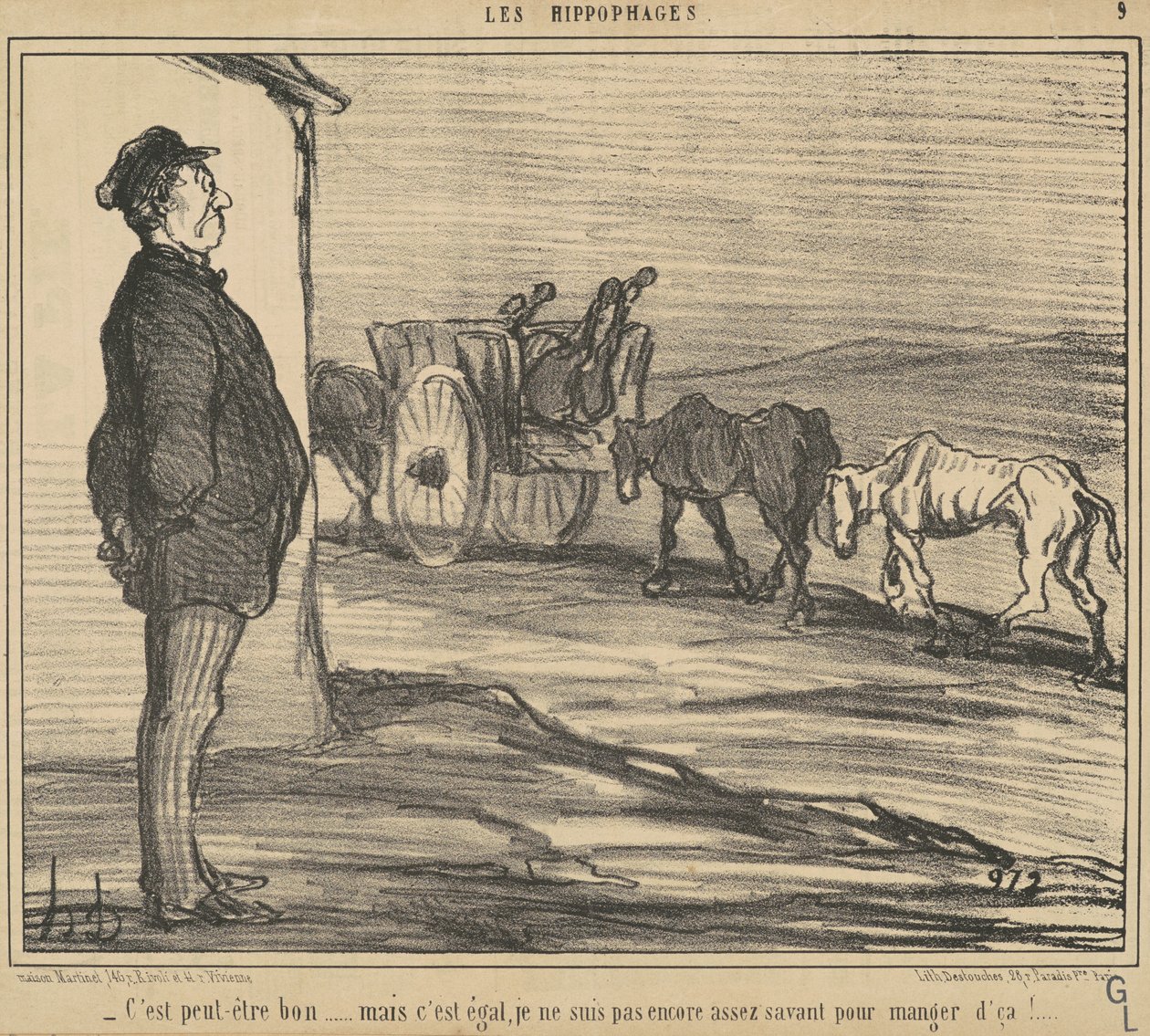 Måske er det godt... af Honoré Daumier