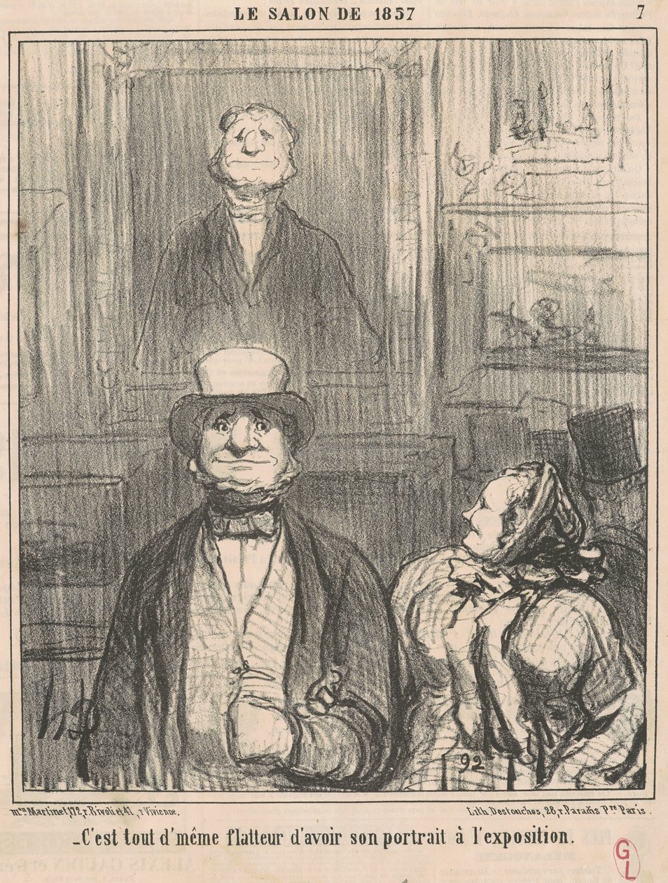 Det er lige meget smigrende at have af Honoré Daumier